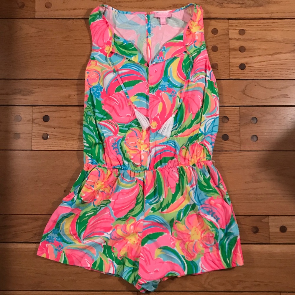 Like new Lilly Pulitzer romper size medium